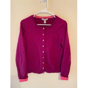 Banana Republic Fuschia Merino Sweater